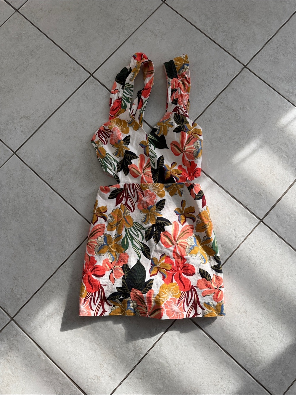 Women’s Floral One-Piece Skort Dress in Multicolor